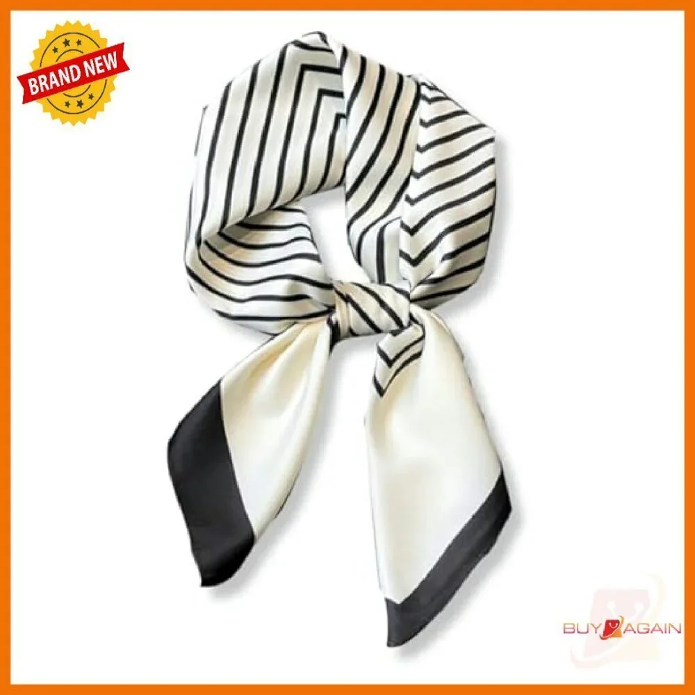27x27 Mulberry Silk Square Scarf Versatile Headscarf Neckerchief